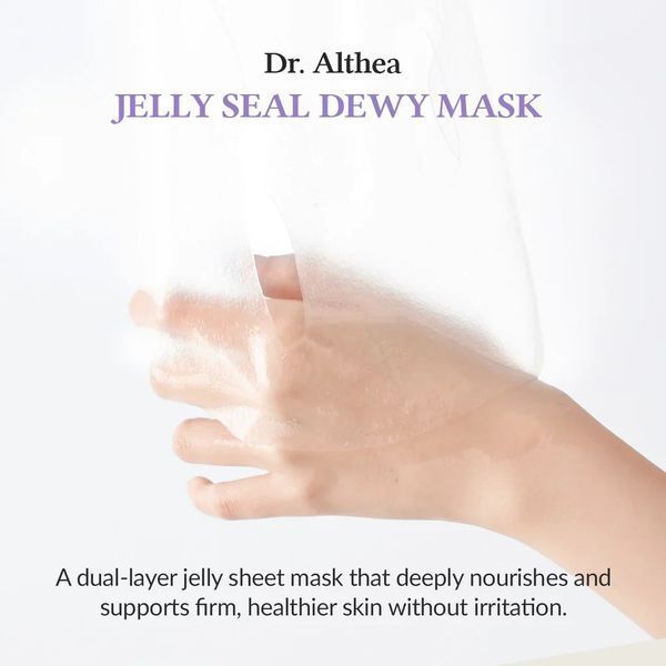 Тканинна маска з гіалуроновою кислотою Dr. Althea Jelly Seal Repair Mask, 28 г ALT1005 фото