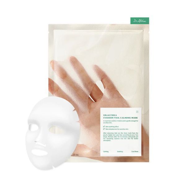 Заспокійлива тканинна маска з центеллою Dr.Althea Cushion Veil Calming Mask, 27 мл ALT1006 фото