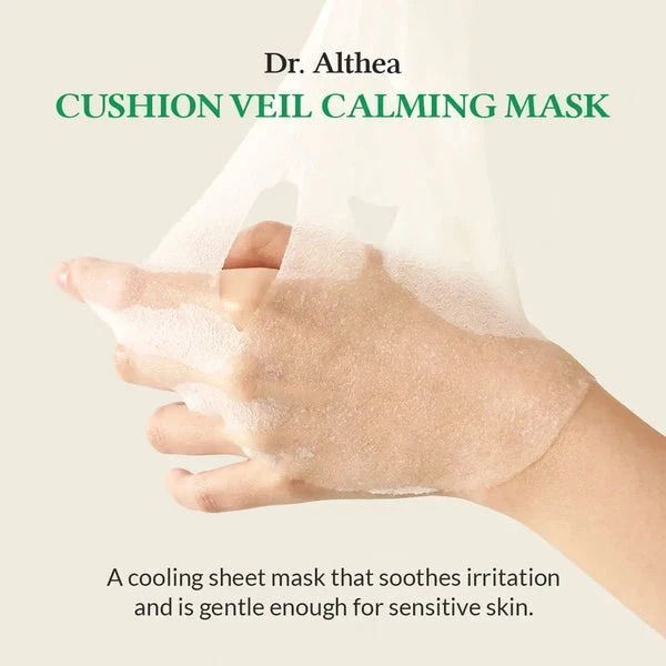 Заспокійлива тканинна маска з центеллою Dr.Althea Cushion Veil Calming Mask, 27 мл ALT1006 фото