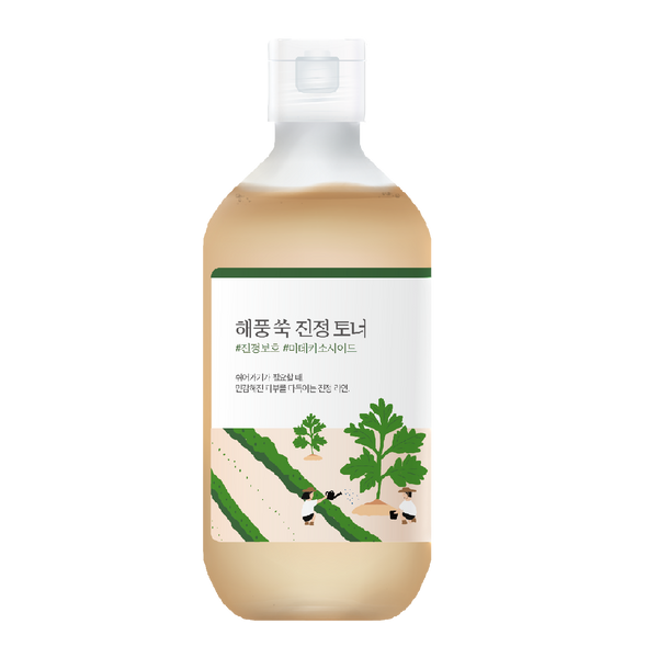 Заспокійливий тонер з морським полином ROUND LAB MUGWORT Calming Toner 300 ml RL1015 фото