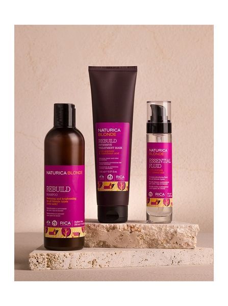 (БЕЗ УПАКУВАННЯ) Маска інтенсивної дії для відновлення блонду RICA Rebuild Intensive Treatment Mask copy_RI1002 фото