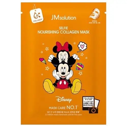 Тканинна маска для підвищення пружності шкіри з колагеном JM Solution Disney Selfie Disney Selfie Nourishing Collagen Mask JM1005 фото