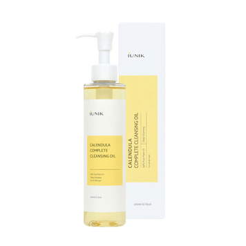 Заспокійливе гідрофільне масло з календулою iUnik Calendula Complete Cleansing Oil IU1001 фото