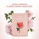 Тканинна маска для обличчя з екстрактом дамаської троянди JMsolution Glow Luminous Flower Firming Mask, 1шт JM1017 фото 2