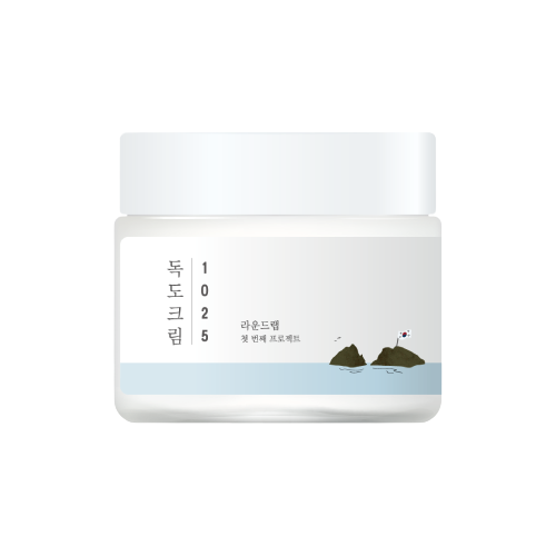 Зволожуючий крем з морською водою ROUND LAB 1025 Dokdo Cream 80 ml RL1017 фото