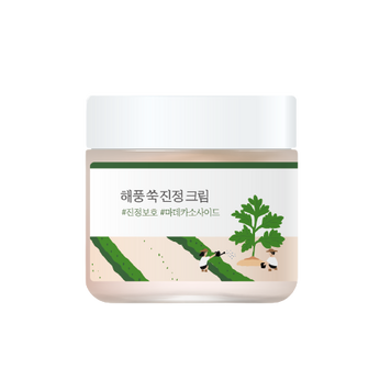 Заспокійливий крем з морським полином ROUND LAB MUGWORT Calming Cream 80 ml RL1006 фото