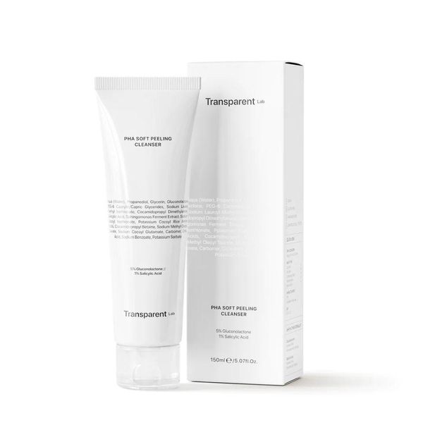 Ніжний засіб для очищення Transparent-Lab PHA Soft Peeling Cleanser TL1002 фото