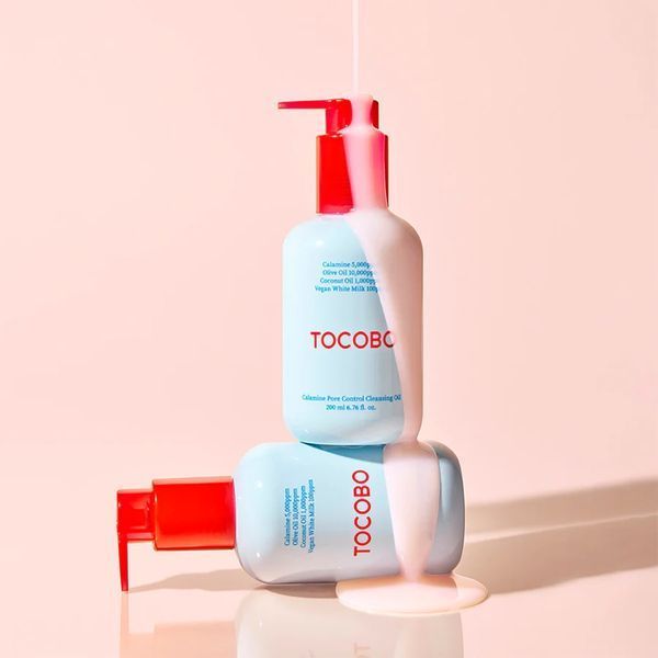 Гідрофільна олія з каламіном для очищення пор Tocobo Calamine pore Control Cleansing Oil 200 ml T1011 фото
