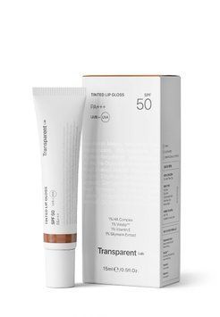 Бальзам для губ з SPF 50 кольору тераккота Transparent-Lab TINTED LIPGLOSS SPF - TERRACOTTA, 15 мл TL1020 фото