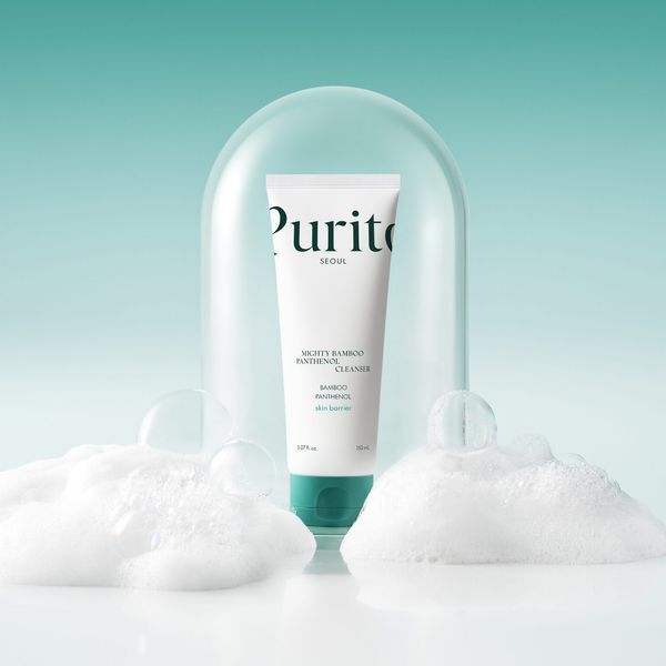 Гель для умивання з екстрактом бамбука та пантенолом Purito Seoul Mighty Bamboo Panthenol Cleanser, 150 ml PU1025 фото