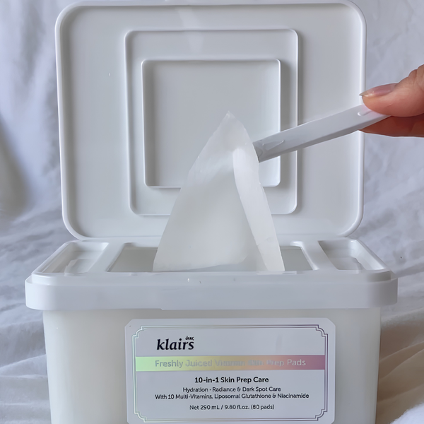 Пади для обличчя з вітаміном С DEAR, KLAIRS Freshly Juiced Vitamin Skin Prep Pads 80 шт, 290 мл DK1024 фото