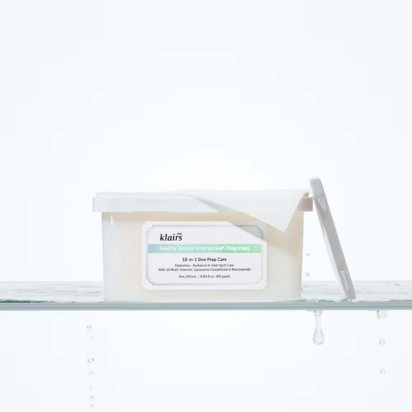 Пади для обличчя з вітаміном С DEAR, KLAIRS Freshly Juiced Vitamin Skin Prep Pads 80 шт, 290 мл DK1024 фото