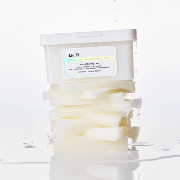 Пади для обличчя з вітаміном С DEAR, KLAIRS Freshly Juiced Vitamin Skin Prep Pads 80 шт, 290 мл DK1024 фото