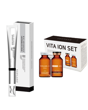 Освітлювальний набір USOLAB Vitamin C & Eye для сяйва шкіри та догляду за зоною навколо очей US10003 фото