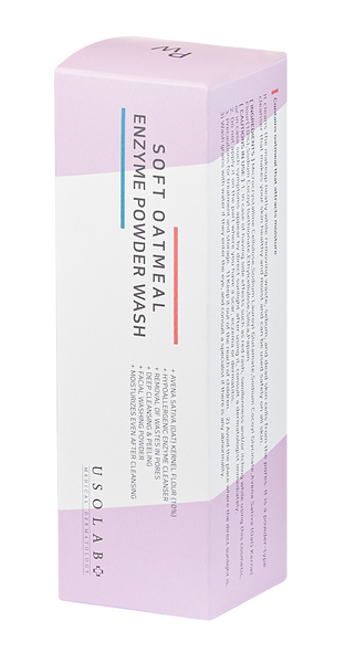 М’яка ензимна пудра USOLAB Soft Oatmeal Enzyme Powder Wash US1019 фото