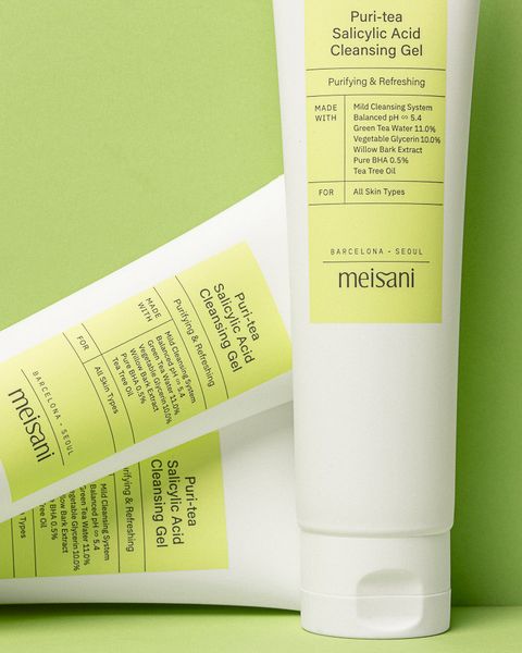 Гель для вмивання з саліциловою кислотою Meisani Puri-Tea Salicylic Acid Cleansing Gel 150 мл MEI1003 фото