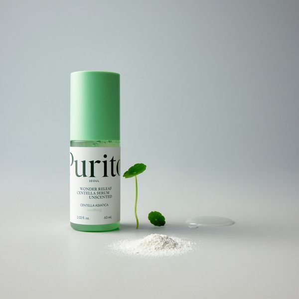 Заспокійлива сироватка з центеллою без ефірних олій Purito Seoul Wonder Releaf Centella Serum Unscented 60 PU1009 фото