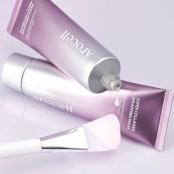 Маска-плівка з колагеном для зволоження та ліфтингу Arocell Super Collagen Wrapping Mask, 80 ml ARO1009 фото