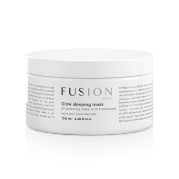 Нічна маска для освітлення шкіри та покращення мікроциркуляції HB Aesthetics Fusion Meso Glow Sleeping Mask HBA1001 фото
