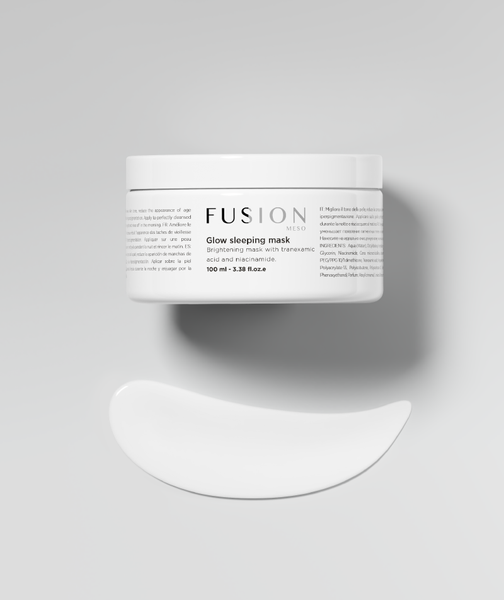 Нічна маска для освітлення шкіри та покращення мікроциркуляції HB Aesthetics Fusion Meso Glow Sleeping Mask HBA1001 фото