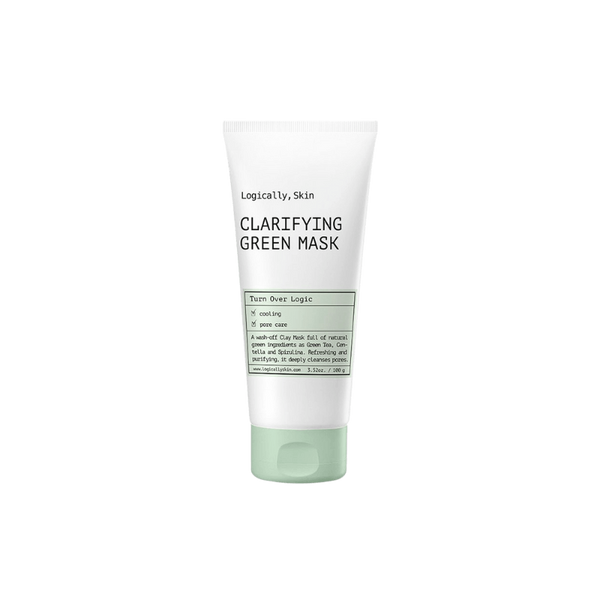 Очищувальна маска з глиною та спіруліною Logically, Skin Clarifying Green Mask 100 мл LS1002 фото