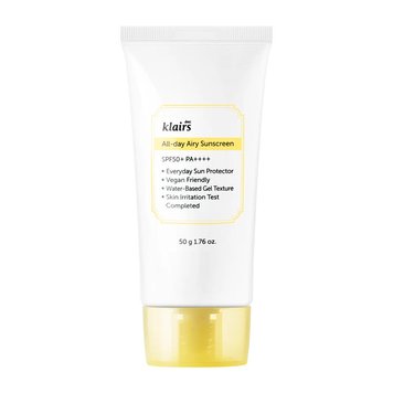 Сонцезахисний крем DEAR, KLAIRS All-day Airy Sunscreen SPF50+ PA++++ 50 мл DK1008 фото