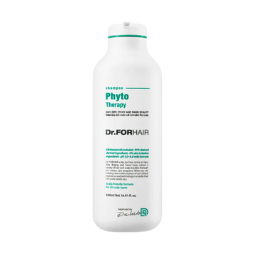 Фітотерапевтичний шампунь для чутливої шкіри голови Dr.FORHAIR Phyto Therapy Shampoo - 500 мл DRFOR1025 фото