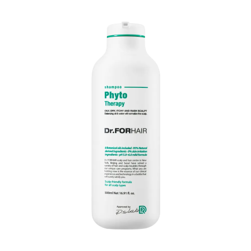 Фітотерапевтичний шампунь для чутливої шкіри голови Dr.FORHAIR Phyto Therapy Shampoo - 500 мл DRFOR1025 фото