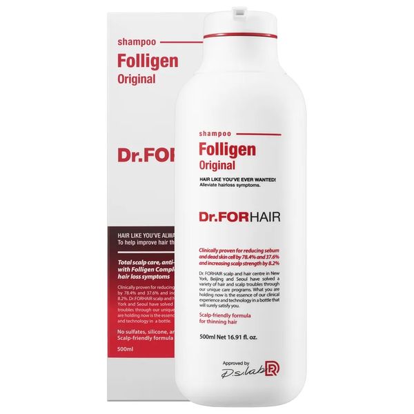 Шампунь проти випадіння волосся Dr.FORHAIR Folligen Shampoo, 500мл 88094855322 фото