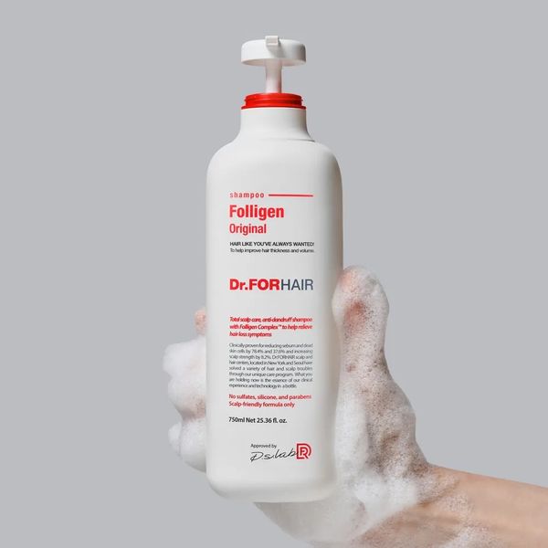 Шампунь проти випадіння волосся Dr.FORHAIR Folligen Shampoo, 300мл 88094855322 фото