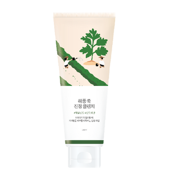 Заспокійлива очищуюча пінка з морським полином ROUND LAB MUGWORT Calming Cleanser 150 ml RL1020 фото