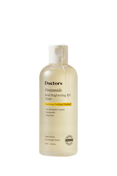 Тонер для освітлення та рівного тону шкіри Doctors Pentamide Real Brightening 10C Toner D1004 фото