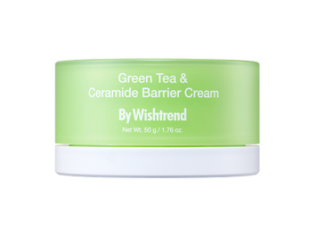 Відновлюючий крем із зеленим чаєм та церамідами BY WISHTREND Green Tea & Ceramide Barrier Cream, 50 мл BW1021 фото