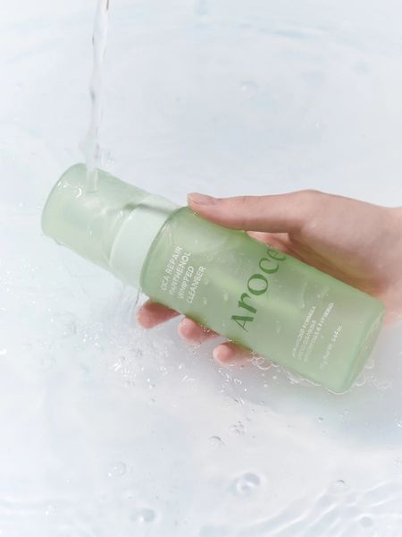 Пінка для вмивання з центелою та пантенолом Arocell Cica Repair Panthenol Whipped Cleanser, 160 мл ARO1015 фото