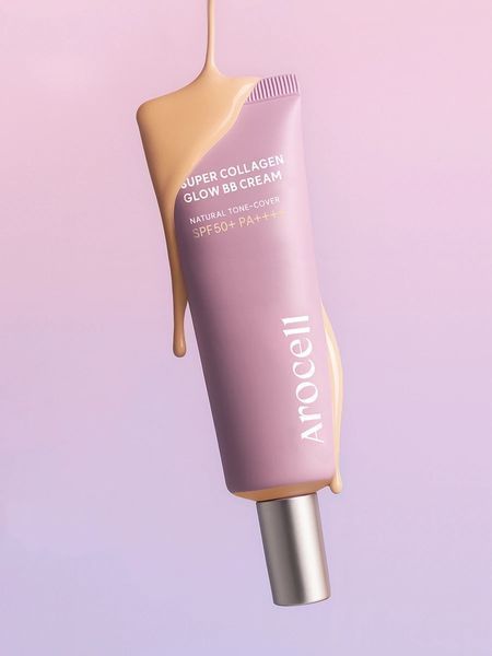 ВВ-крем з колагеном з ефектом сяйва Arocell Super Collagen Glow BB Cream, 40 мл ARO1016 фото