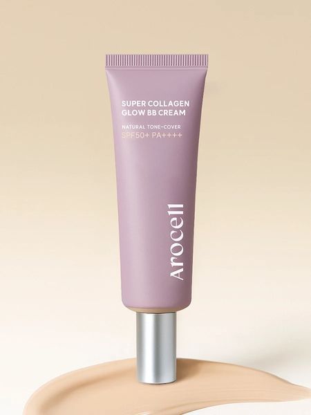 ВВ-крем з колагеном з ефектом сяйва Arocell Super Collagen Glow BB Cream, 40 мл ARO1016 фото