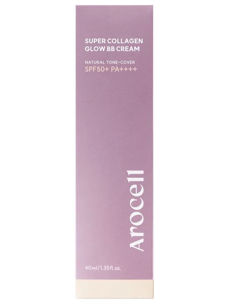 ВВ-крем з колагеном з ефектом сяйва Arocell Super Collagen Glow BB Cream, 40 мл ARO1016 фото