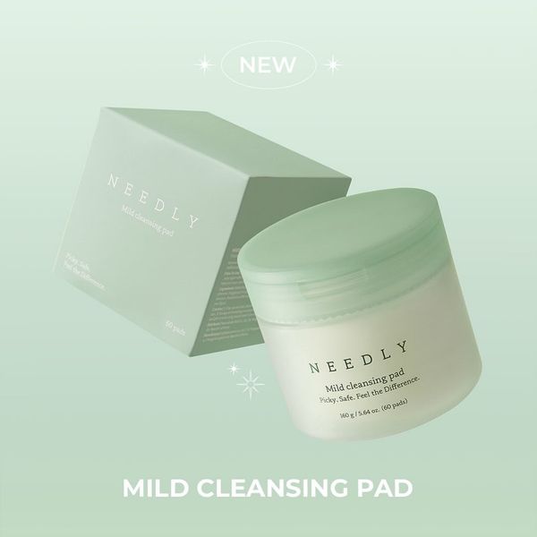 Педи для очищення шкіри Needly Mild Cleansing Pad 60 шт NE1040 фото