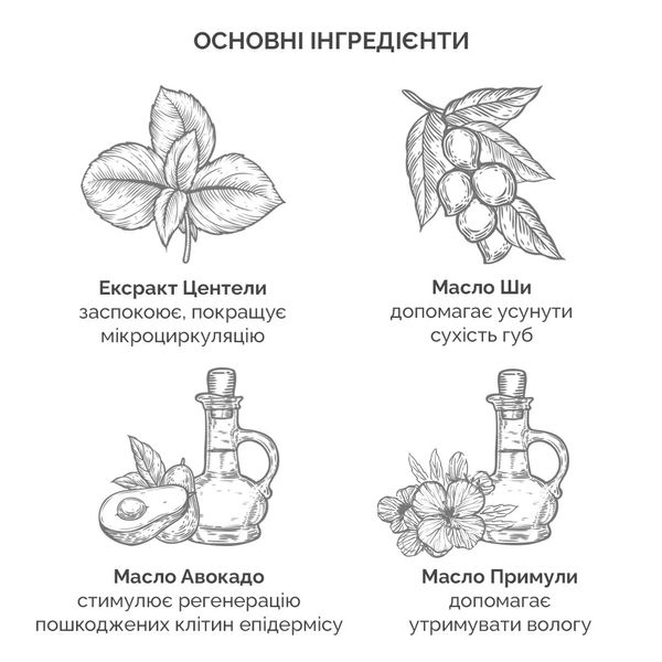 Нічна маска для губ Needly, 10 мл NE1027 фото