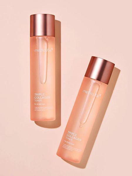 Зволожувальний тонер з колагеном та гіалуроновою кислотою Medicube Triple Collagen Toner MC1006 фото