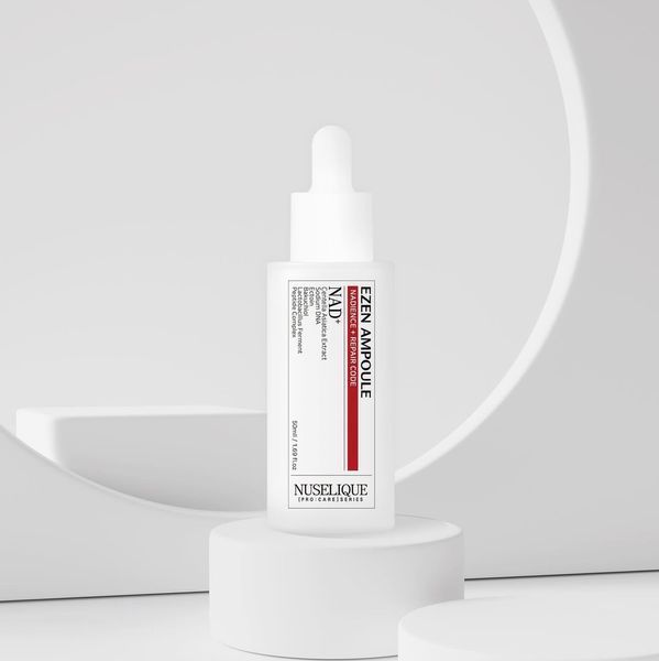Інтенсивно омолоджуюча сироватка з NAD+ PDRN та екзосомами Nuselique EZEN Ampoule, 50 мл NSL1003 фото