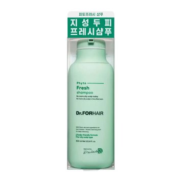 Міцелярний шампунь для жирної шкіри голови Dr.FORHAIR Phyto Fresh Shampoo, 300мл 8809485533380 фото