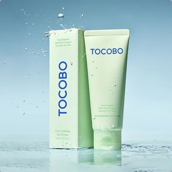 Заспокійливий крем-гель для обличчя з центеллою азіатською Tocobo Cica Calming Gel Cream 75ml T1017 фото