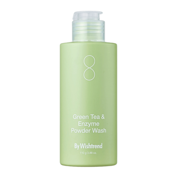 Ензимна пудра з ароматом матчі By Wishtrend Green Tea & Enzyme Powder Wash BW1005 фото