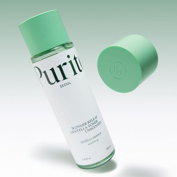 Заспокійливий тонер з центеллою без ефірних олій Purito Seoul Wonder Releaf Centella Toner Unscented 200 мл PU1017 фото