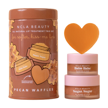 Подарунковий набір для догляду за губам &laquo;Вафлі з пеканом&raquo; NCLA BEAUTY Pecan Waffles Lip Care Set, 3 в 1 NCLA1002 фото