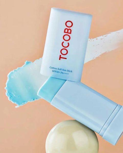 Зволожуючий сонцезахисний стік Tocobo Cotton Soft Sun Stick SPF50+ PA++++ T1002 фото