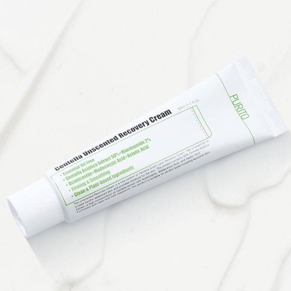 Зволожуючий крем для чутливої шкіри Purito Centella Unscented Recovery Cream PU1020 фото