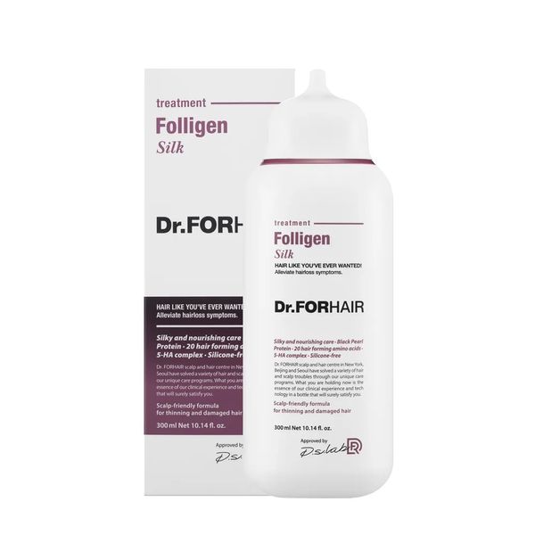 Відновлююча маска - кондиціонер для пошкодженого волосся Dr.FORHAIR Folligen Silk Treatment 50 ml DRFOR1014 фото