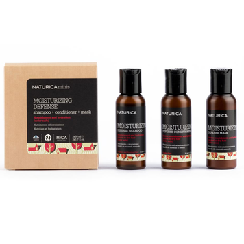 Дорожній набір для нормального та сухого волосся RICA Moisturizing Defense Minis Contains RI1011 фото